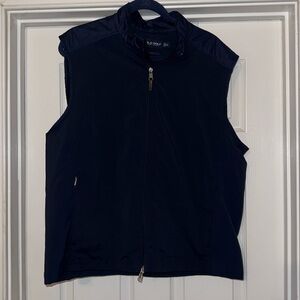 Polo Golf Ralph Lauren Vest Mens XLarge Full Zip Blue Activewear Athleisure